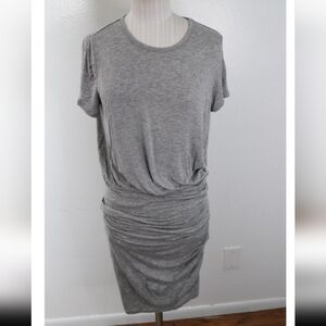 Veronica Beard Jeans Heather Gray T-Shirt Dress